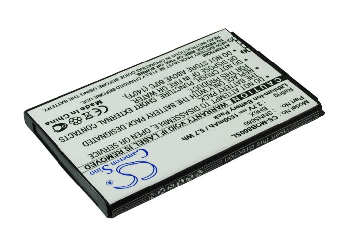 CS-MOB860SL : Battery for Verizon Bionic 4G LTE - Replaces Motorola BH6X, SNN5880A, SNN5880
