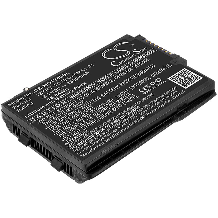 CS-MOT700BL : Battery for Motorola TC70, TC75, TC70x and others - Replaces Motorola 82-171249-01, 82-171249-02, BTRY-TC70X-46MA1-01 and others