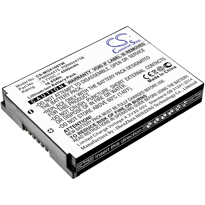 CS-MOX100TW : Battery for Motorola LEX L10, L10i, L10ig and others - Replaces Motorola PMNN4475, PMNN4475B, PA33GAB013A