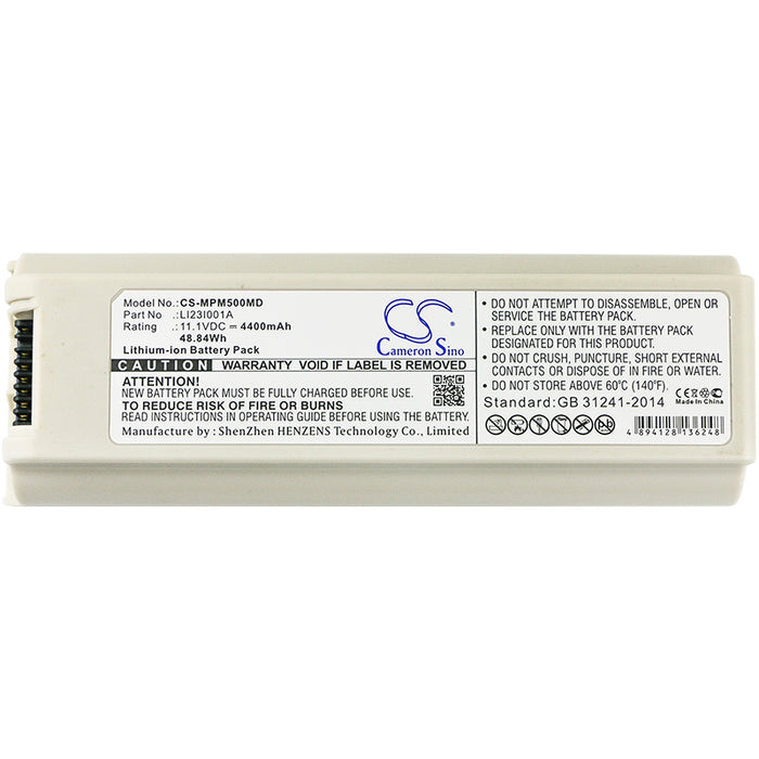 CS-MPM500MD : Battery for Mindray Echographe M5, Echographe M7, Echographe M5T and others - Replaces Mindray LI23I001A, 2108-30-66176