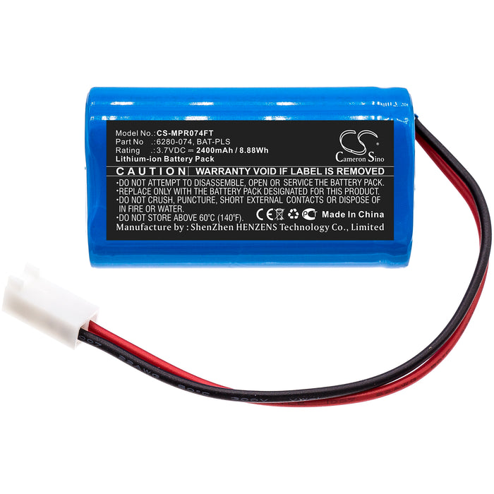 CS-MPR074FT : Battery for Monarch Pocket LED Stroboscope - Replaces Monarch 6280-074, BAT-PLS