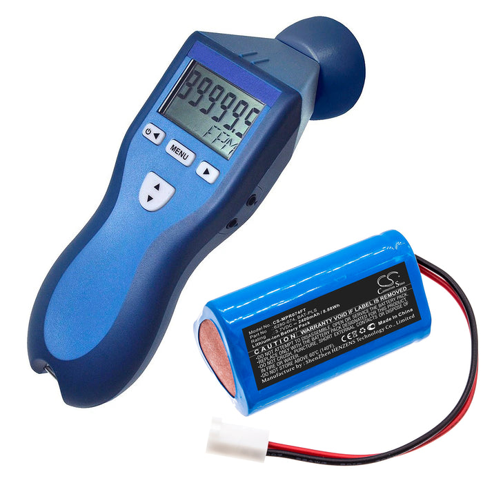 CS-MPR074FT : Battery for Monarch Pocket LED Stroboscope - Replaces Monarch 6280-074, BAT-PLS