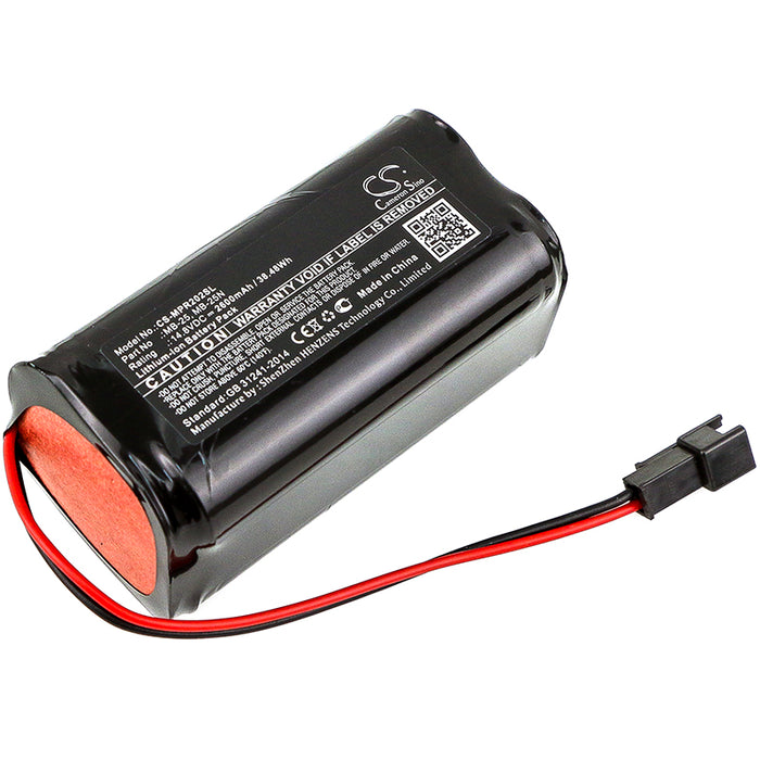 CS-MPR202SL : Battery for Mipro MA-101B, MA-202, MA-202B - Replaces Mipro MB-25, MB-25N