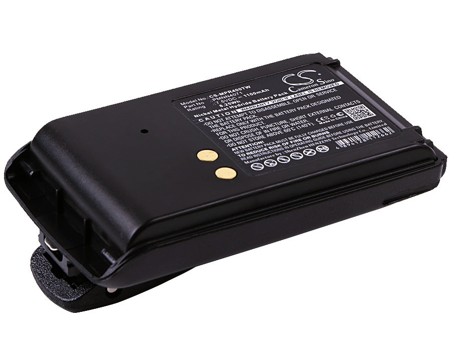 CS-MPR400TW : Battery for Motorola Mag One BPR40, A8, A6 and others - Replaces Motorola PMNN4071, PMNN4071A, PMNN4071AR and others