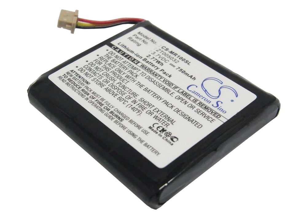 CS-MR100SL : Battery for Olympus mrobe MR-100 - Replaces Olympus ZT005032