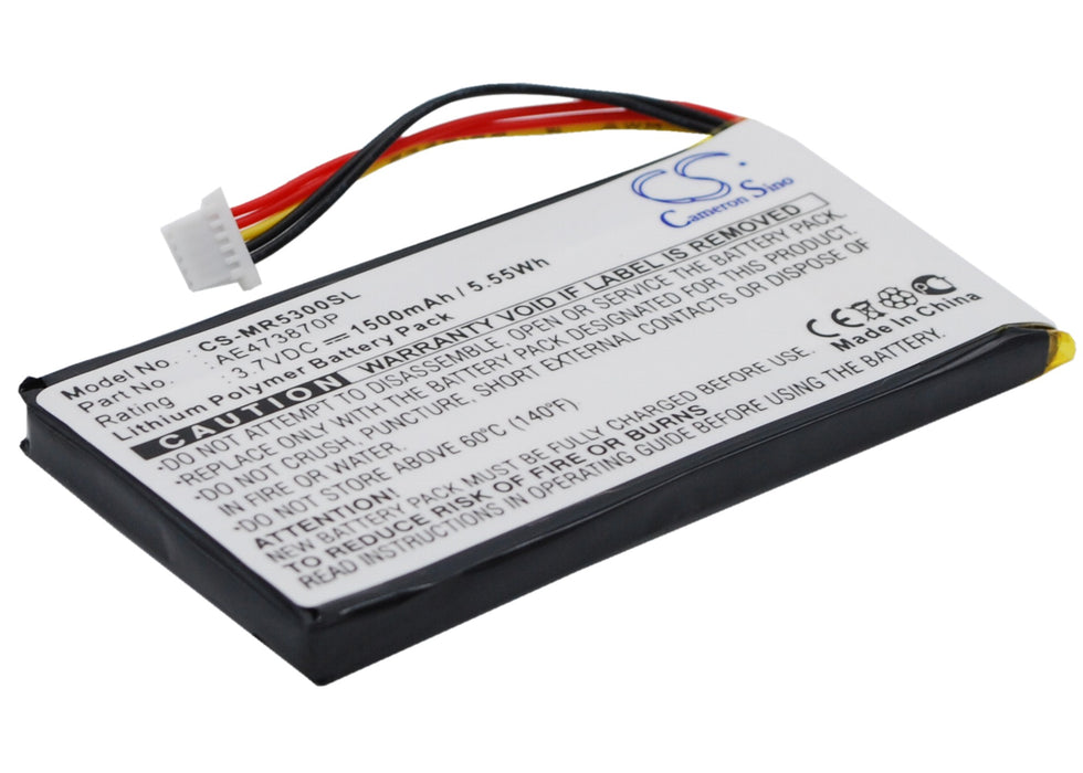 CS-MR5300SL : Battery for Magellan Maestro 5300, Maestro 5310, Maestro Elite 5340 - Replaces Magellan AE473870P