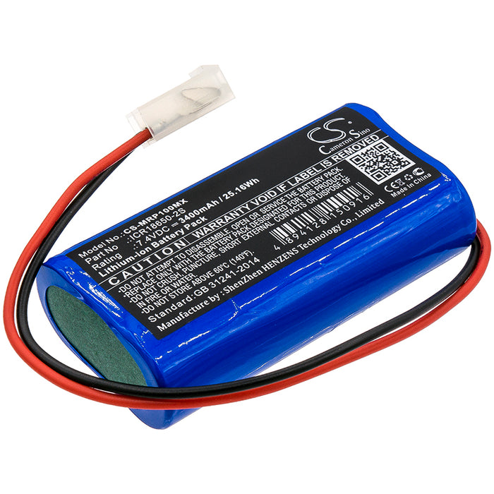 CS-MRP100MX : Battery for Mindray SP1, SP1 Syringe Pump - Replaces Mindray ICR18650-2S