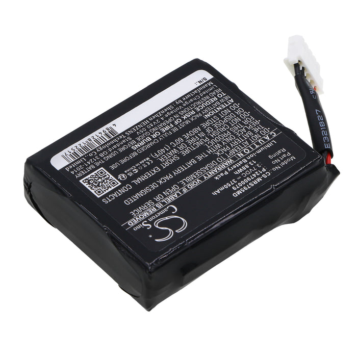 CS-MRS795MD : Battery for Masimo Radical-7 9500 Touchscreen, Radical Pulse Oximeter, Radical-7 Touch Pulsoximeter and others - Replaces Masimo P1247900079, 23794, 25950 and others