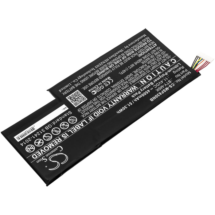 CS-MSF630NB : Battery for MSI GF63 8RC-005CN, GF75 Thin 8RC, GF75 8RC-206RU Thin and others - Replaces MSI BTY-M6K