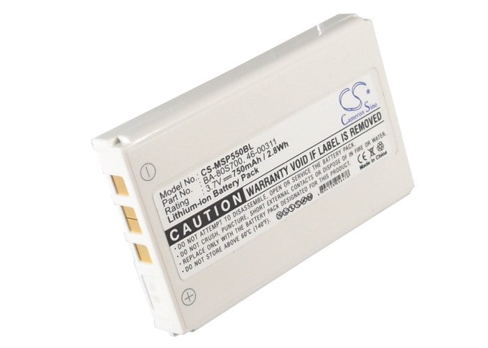 CS-MSP550BL : Battery for Metrologic MS5500, MS5500 Optimus S, SP5500 and others - Replaces Metrologic BA-80S700, 46-00311