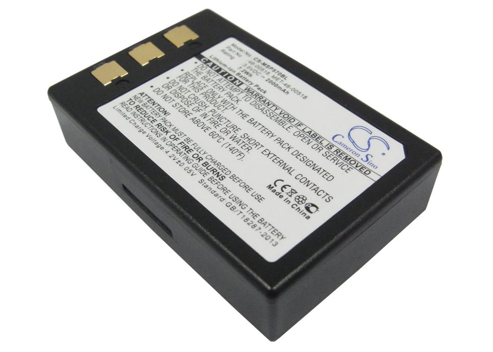 CS-MSP570BL : Battery for Metrologic SP5700 Optimus PDA, MK5710 - Replaces Metrologic 46-00518, MET-46-00518