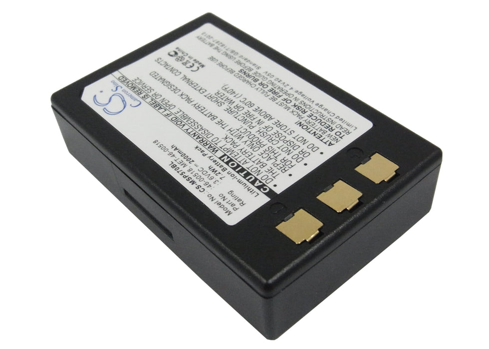 CS-MSP570BL : Battery for Metrologic SP5700 Optimus PDA, MK5710 - Replaces Metrologic 46-00518, MET-46-00518