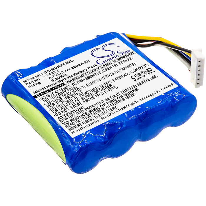 CS-MSR282MD : Battery for Masimo Rainbow, Radical-7, pulse oximeter Radical7 Color Screen - Replaces Masimo 14282, B11588, AMED3404