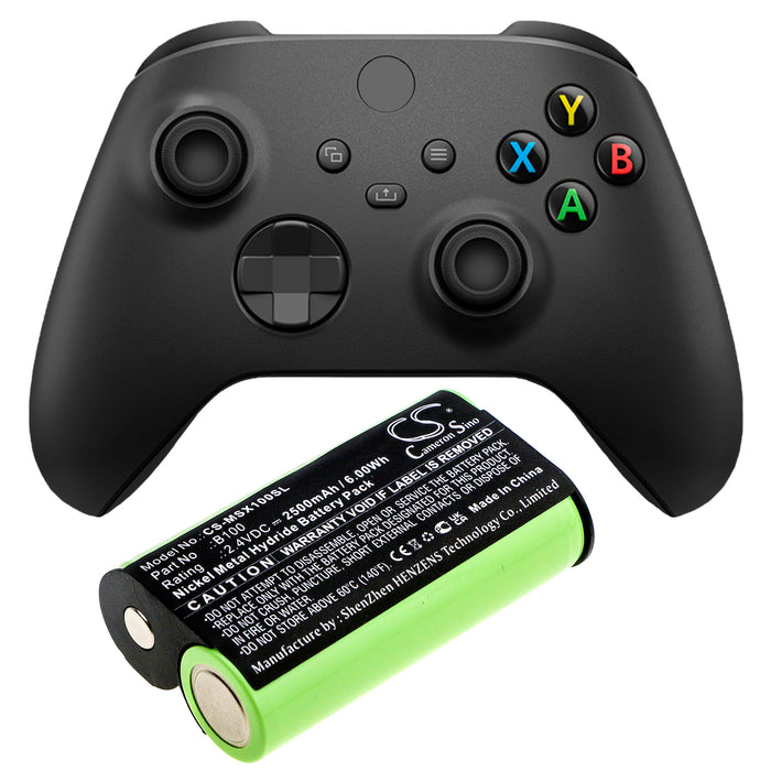 CS-MSX100SL : Battery for Microsoft Xbox One X, Xbox One S Wireless Controller, Xbox One Elite Wireless Controller - Replaces Microsoft B100