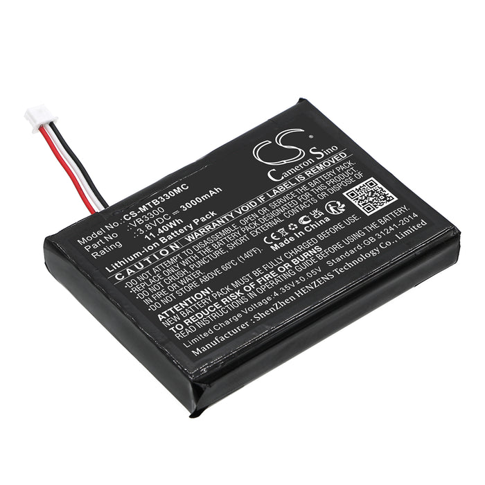 CS-MTB330MC : Battery for Motorola VB400, VB400 body camera - Replaces Motorola VB3300