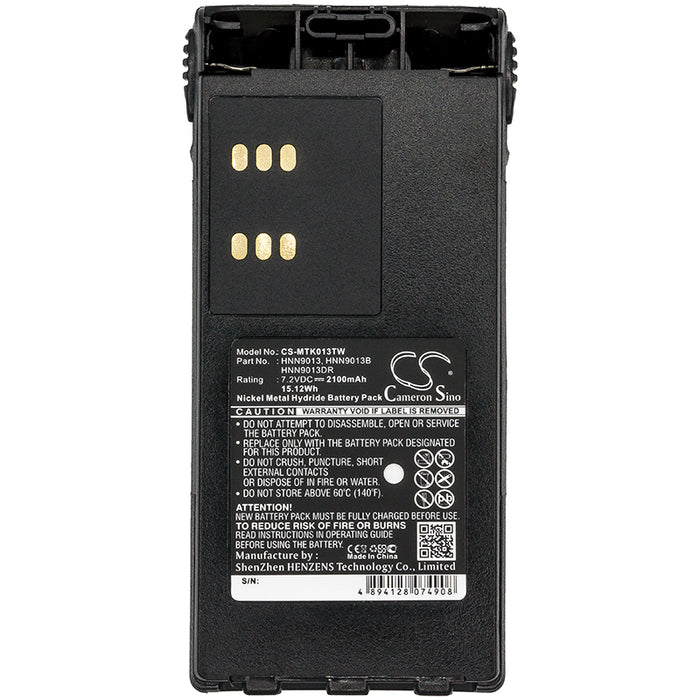 CS-MTK013TW : Battery for Motorola GP140, GP240, GP280 and others - Replaces Motorola PMNN4157, PMNN4157AR, HNN9008A and others