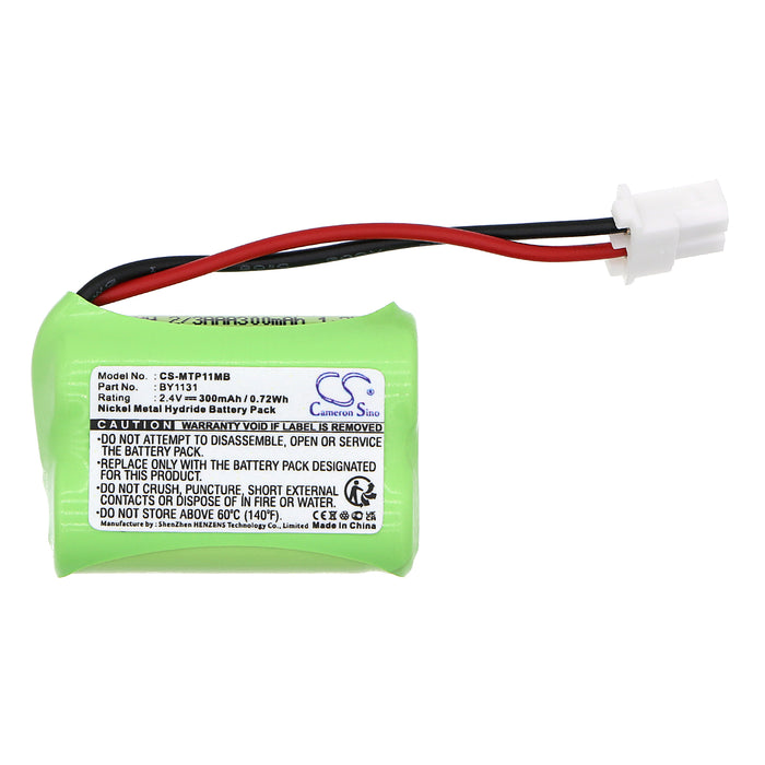 CS-MTP11MB : Battery for Motorola MBP11 - Replaces Motorola BY1131