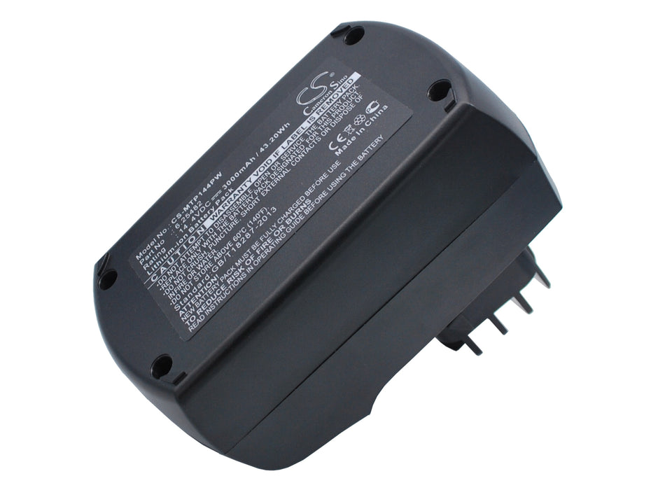 CS-MTP144PW : Battery for Metabo BSZ 14.4, BSZ 14.4 Impuls, SBZ 14.4 Impuls and others - Replaces Metabo 6.25482