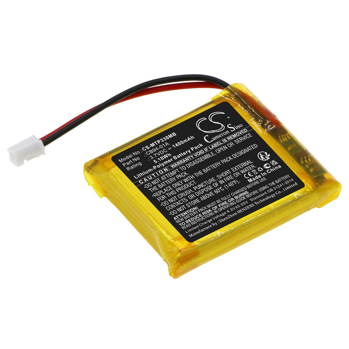 CS-MTP330MB : Battery for Motorola Video Baby Monitor, MBP18, MBP18PU and others - Replaces Motorola CB94-01A