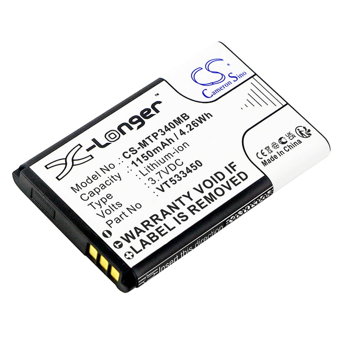 CS-MTP340MB : Battery for Motorola Ease 34, Ease 35, Ease 44 - Replaces Motorola VT533450