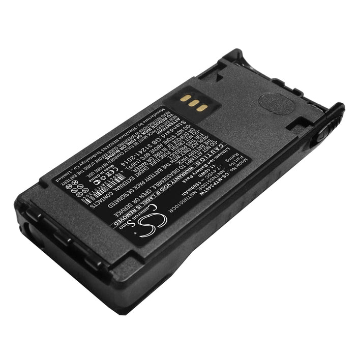 CS-MTP340TW : Battery for Motorola GP340 Ex, GP380 Ex, GP580 Ex and others - Replaces Motorola NNTN5510DR, NNTN5510CR, NNTN5510BR and others