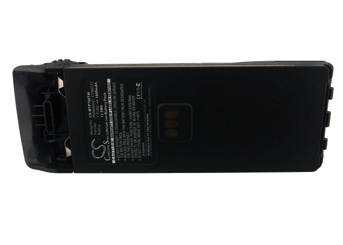 CS-MTP700TW : Battery for Motorola MTP700, MTP750 - Replaces Motorola PMNN4047, FTN6573, FTN6574 and others