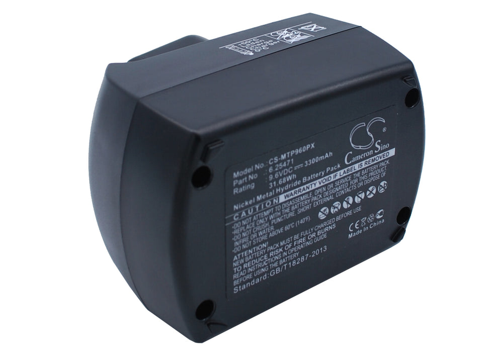 CS-MTP960PX : Battery for Metabo BSZ9.6IM Plus, BSZ9.6, BZ9.6SP and others - Replaces Metabo 6.25471, 6.31746, 6.31728 and others