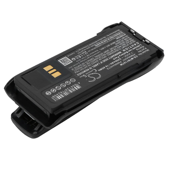 CS-MTR710TW : Battery for Motorola R7, R7A - Replaces Motorola PMNN4807, PMNN4807A, PMNN4808 and others