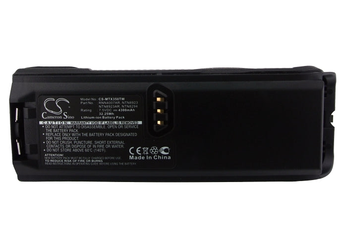 CS-MTX350TW : Battery for Motorola XTS3000, XTS3500, XTS5000 and others - Replaces Motorola RNN4007AR, NTN8923, NTN8923AR and others