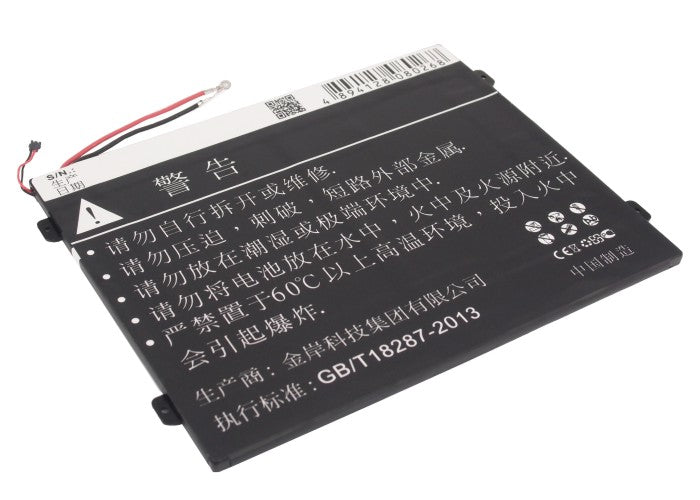 CS-MTX615SL : Battery for Motorola Xoom 2 10.1, MZ615, MZ617 and others - Replaces Motorola TB40, SNN5896A, L-L-L DC110510