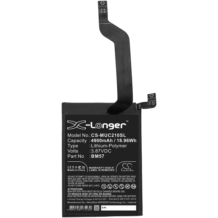 CS-MUC210SL : Battery for Xiaomi Redmi Note 10 Pro - Replaces Xiaomi BM57