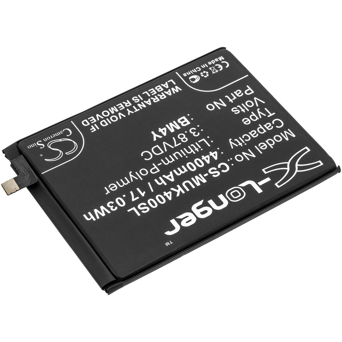 CS-MUK400SL : Battery for Xiaomi Mi 11X 5G, M2012K11AI, Poco F3 5G and others - Replaces Xiaomi BM4Y