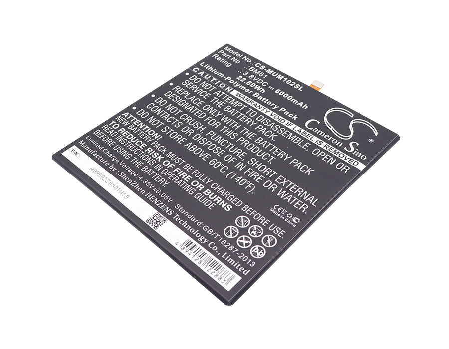 CS-MUM102SL : Battery for Xiaomi Mi Pad 2, GD4250, A2015716 - Replaces Xiaomi BM61