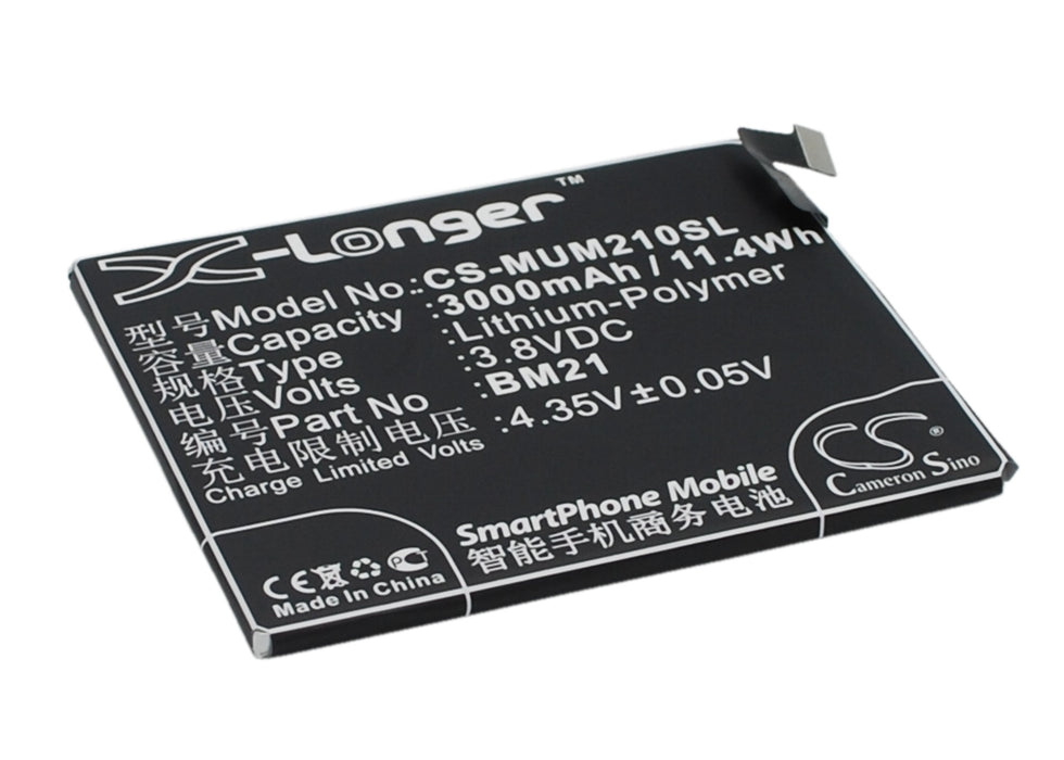 CS-MUM210SL : Battery for Xiaomi Mi Note, Libra - Replaces Xiaomi BM21