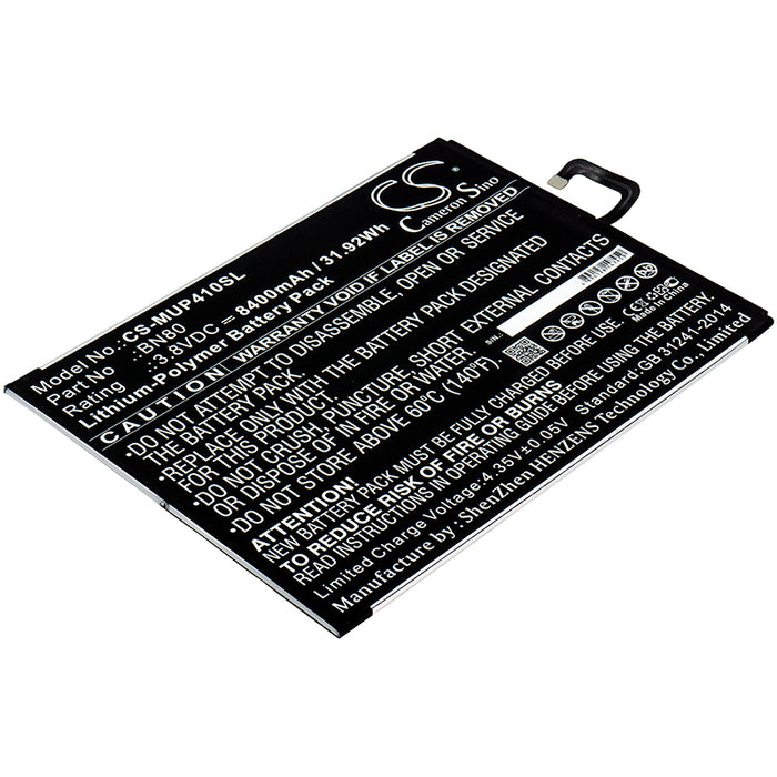 CS-MUP410SL : Battery for Xiaomi Mi Pad 4 Plus - Replaces Xiaomi BN80
