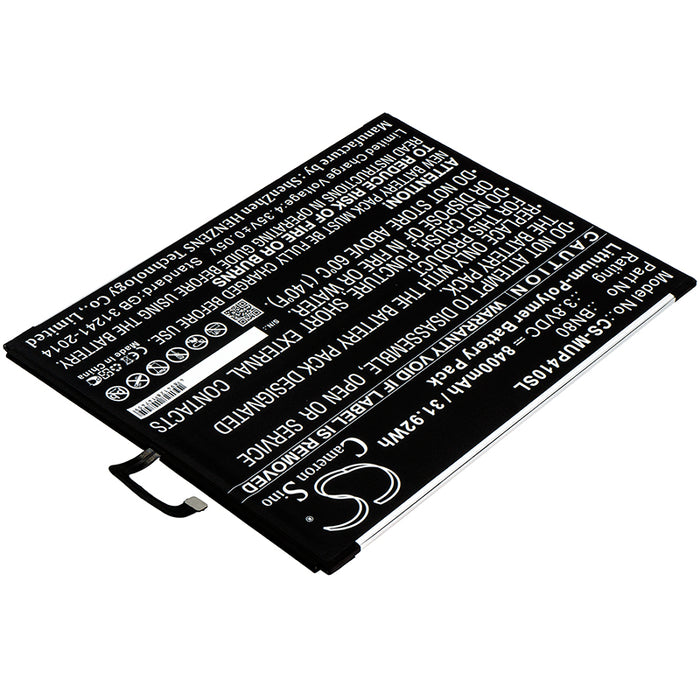 CS-MUP410SL : Battery for Xiaomi Mi Pad 4 Plus - Replaces Xiaomi BN80