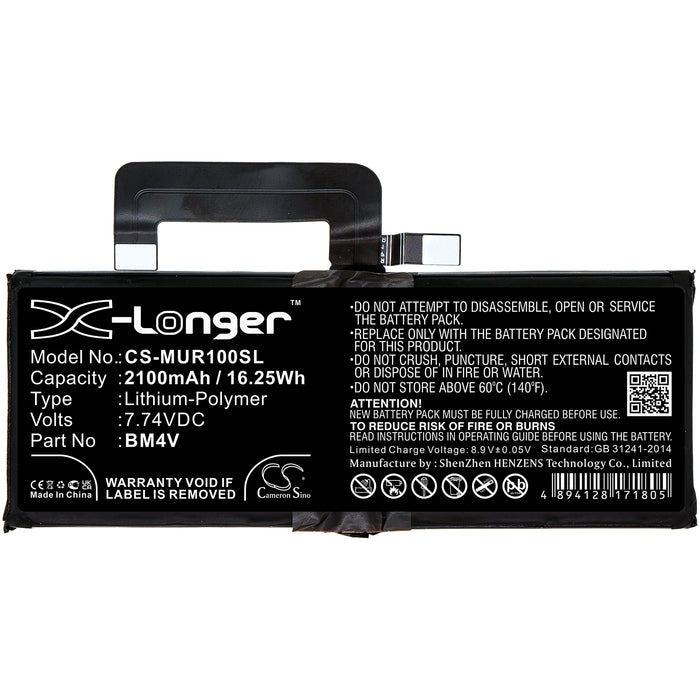 CS-MUR100SL : Battery for Xiaomi Mi 10 Ultra, M2007J1SC - Replaces Xiaomi BM4V