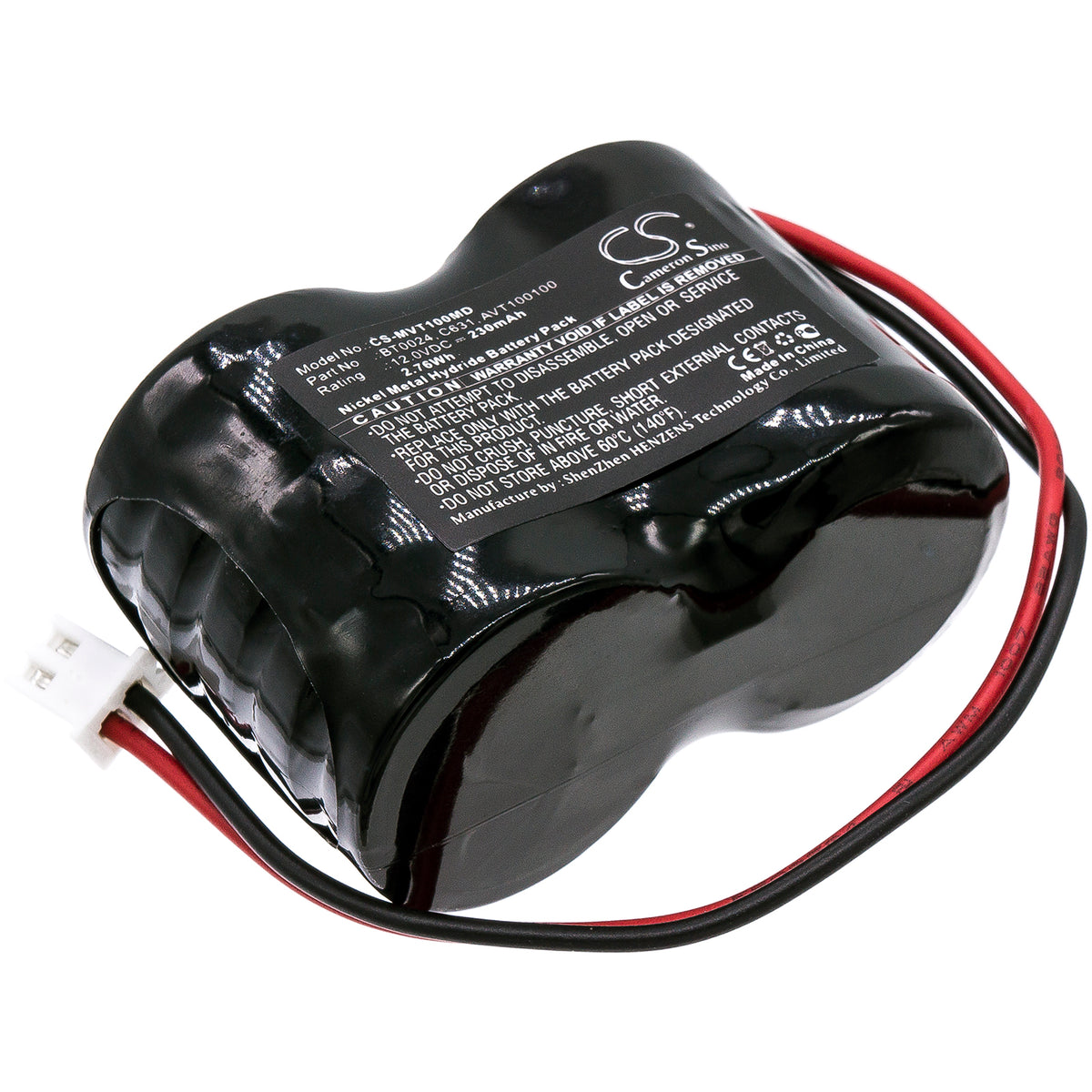 Ct Label Battery CS-MVT100MD : Battery for IMEX Free DOP Probe, DOP CT, CT Plus Doppler ...