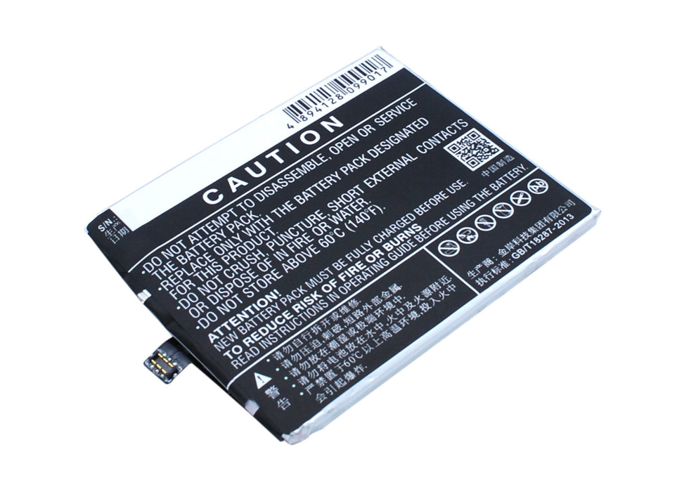 CS-MX430SL : Battery for Meizu MX4 Pro, MX4SWDS0, M462U - Replaces Meizu BT41, N0004720, US525972H4