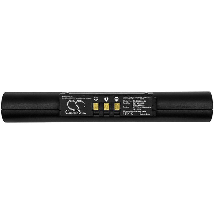 CS-MX6000RX : Battery for URC UN-MX6000, MX-6000, UE-MX6000 - Replaces URC BTBL4800SL, BATMX6000