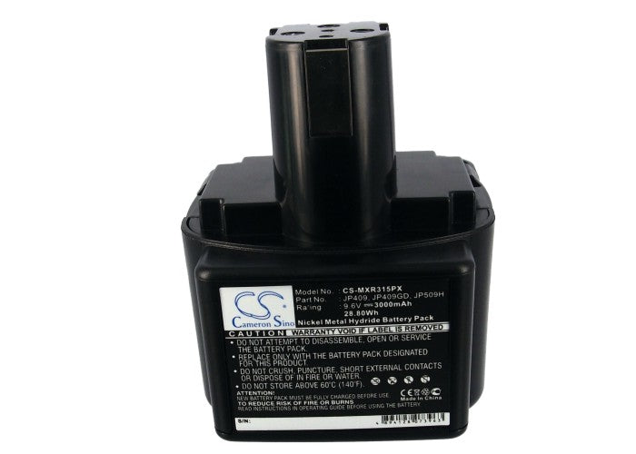 CS-MXR315PX : Battery for Max Rebar RB215, RB315, RB392 and others - Replaces Max Rebar JP409, JP409GD