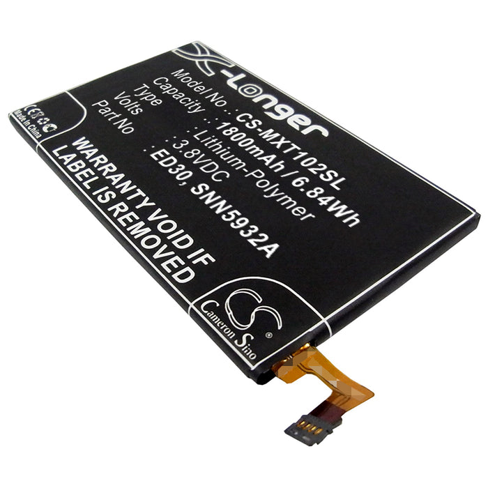 CS-MXT102SL : Battery for Motorola Moto G, T1028, T1028PP and others - Replaces Motorola ED30, SNN5932A