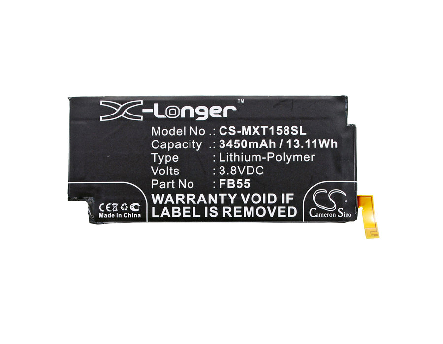 CS-MXT158SL : Battery for Motorola Moto X Force, Moto X Force Dual SIM, Moto X Force 64GB Dual SIM TD-LTE and others - Replaces Motorola FB55, SNN5958A