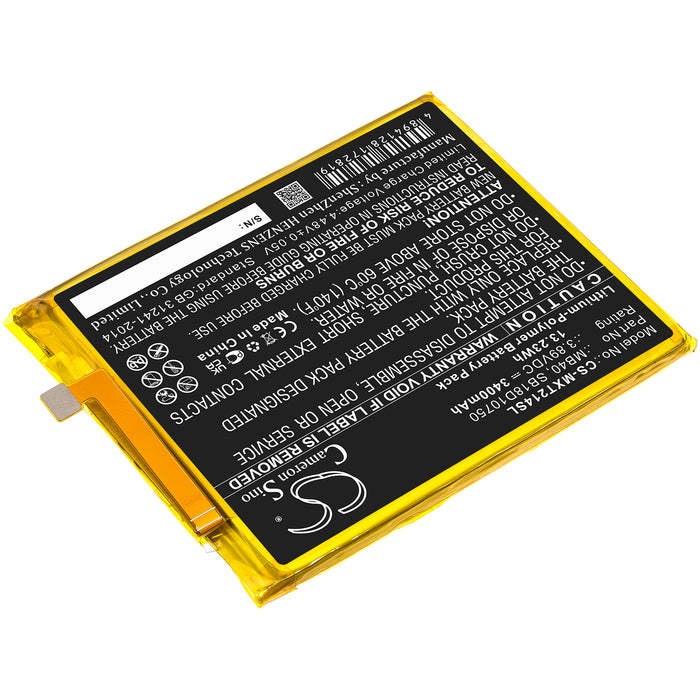 CS-MXT214SL : Battery for Motorola Moto Edge 20 5G, Edge 20 5G 2021, XT2143 and others - Replaces Motorola MB40, SB18D10750