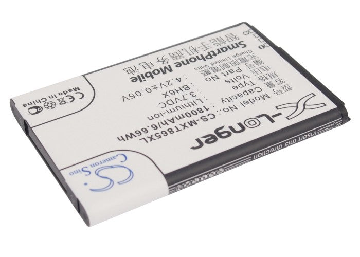 CS-MXT865XL : Battery for Verizon Bionic 4G LTE - Replaces Motorola BH6X, SNN5880A, SNN5880