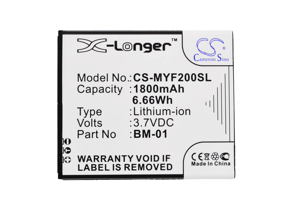 CS-MYF200SL : Battery for MyPhone Fun 2, Next-S - Replaces MyPhone BM-01