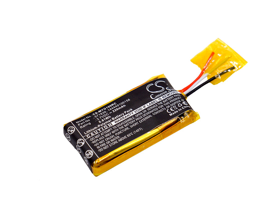CS-MYG100RC : Battery for MYO Gesture Control Armband - Replaces MYO 571830, 144440100156