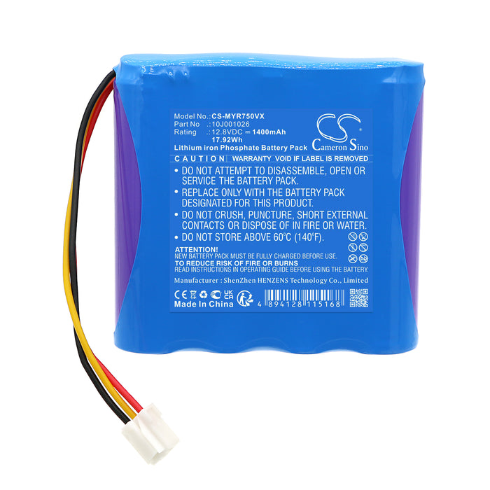 CS-MYR750VX : Battery for Moneual RYDIS R750, Rydis Cleanbot R750 - Replaces Moneual 10J001026