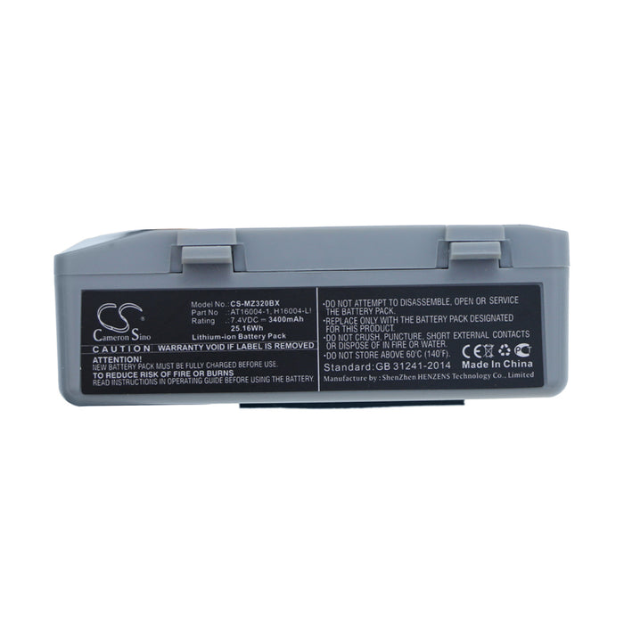 CS-MZ320BX : Battery for Zebra QL220, QL220+, QL320 and others - Replaces Zebra AT16004-1, H16004-LI