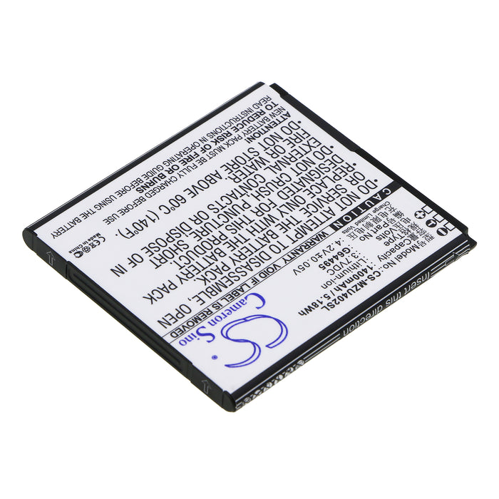 CS-MZU402SL : Battery for NAVON Mizu M402, Mizu D402 - Replaces NAVON G64495